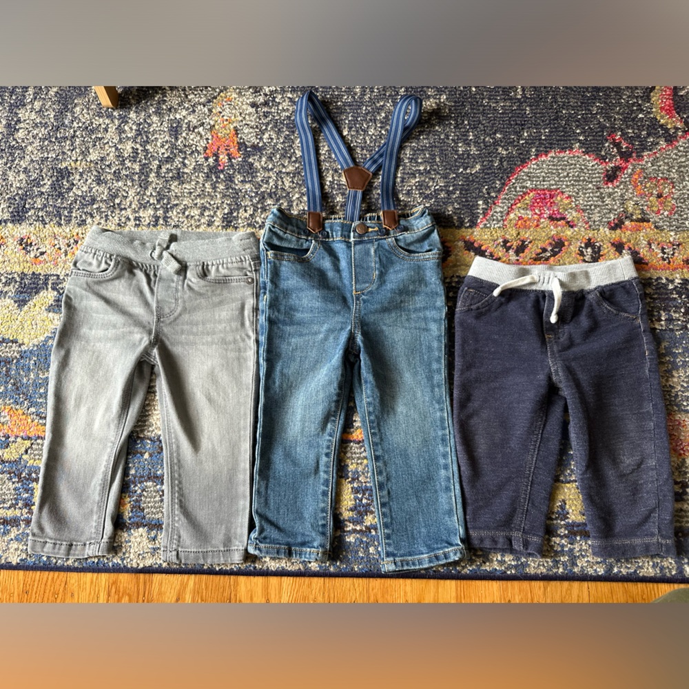 Lot OshKosh B'gosh Carter's jeans 12 months